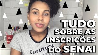 SENAI 2020  TUDO sobre as INSCRIÇÕES do SENAI para CURSOS TÉCNICOS GRATUITOS do SENAI SP [upl. by Eibbor]