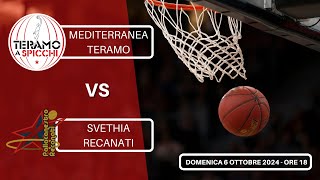 Mediterranea Teramo vs Svethia Recanati [upl. by Dove]