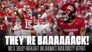 NIC ANDERSON BACK Reaction to Sooners Availability Report  Quick Slants [upl. by Annaek]