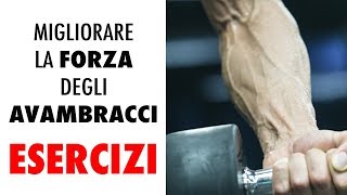 FORZA AVAMBRACCI ESERCIZI PER MIGLIORARLA [upl. by Arie549]