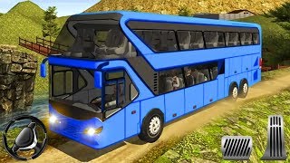 Uphill Offroad Bus Driving Simulator  3D Gameplay [upl. by Nanis]