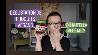 🌱🌭 Dégustation de produits vegans🌱🍪 Du Nutella plantbased [upl. by Aisel]