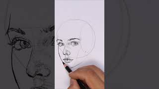 Daily Painting ChallengeHow to Draw Realistic Girls Faces  Loomis Method Guide 7272024 [upl. by Velda]