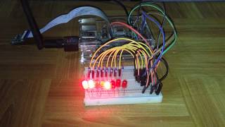 USING SHIFT REGISTER 74HC595 WITH RASPBERRY PI [upl. by Salomone]