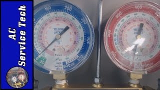 R22 R410A Refrigerants Checking the Charge VaporSuction Operating Pressures What is Too Low [upl. by Kinemod825]