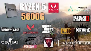 Ryzen 5 5600G Vega 7  Test in 10 Games  5600G Gaming [upl. by Simone]