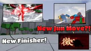 INSANE New Finisher  Jun Move Leaks in Legends Battlegrounds  Roblox [upl. by Philine]