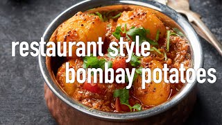 Indian restaurant Bombay potatoes [upl. by Carbo]