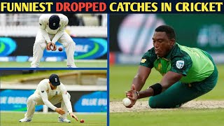 Top 10 Funniest Dropped Catches in Cricket History [upl. by Leasim]