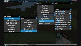 Minecraft hacked client Huzuni 172174 Download [upl. by Leonerd]