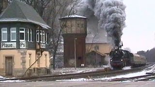 Mächtige Rauchwolken und satter DampflokSound  35 1097 auf dem Weg nach Oberhof [upl. by Ahsiema]