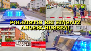 EIL  POLIZISTIN WIRD BEI EINSATZ ANGESCHOSSEN  MESSERMANN VON POLIZEI ERSCHOSSEN  NIENBURG [upl. by Nahn]