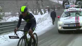 Tirreno Adriatico 2015 Stage 5 Esanatoglia  Terminillo 15Mar 194 Km Nairo Quintana [upl. by Aeneg]