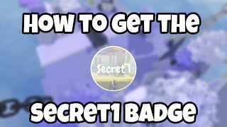 How to get the secret1 badge in Cottons Difficulty Chart Obby [upl. by Nylasej]