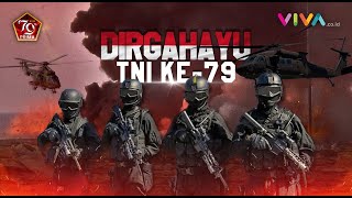 LIVE Perayaan HUT ke79 TNI 2024 di Monas [upl. by Tamis]