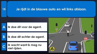 rijbewijs theorie examen belgie 2024 [upl. by Ahseiuqal]