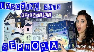 UNBOXING CALENDRIER DE LAVENT SEPHORA 2018 [upl. by Aridnere245]