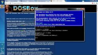 Anleitung für der Dosbox  Deutsch German  Howto  Tutorial [upl. by Dammahum]