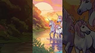 The Family Unicorn in the river shorts unicorn viralvideo viral [upl. by Whitnell]