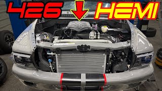 FIRST TEST 426 Supercharged HEMI Dodge Dakota [upl. by Apoor]