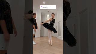 WE HAD TO DO THE APT DANCE by ROSÉ amp Bruno Mars IN A TUTU 😅🥰  dance trend ballet shorts [upl. by Ikeda]