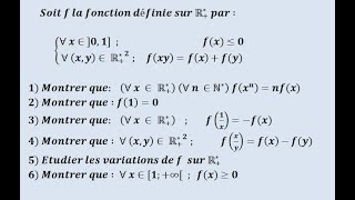 fonctions numériques  exercice corrigé 2 [upl. by Aoh]