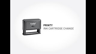 How to change the Ink Cartridge for a Trodat Printy [upl. by Nauqal]