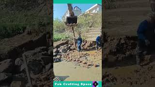 Riverbank Revetment Pile Construction Process [upl. by Breban]