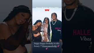 Halle Bailey Wishes Mama DDG Happy Birthday 😊❤️ halle ddg ddgandhallebailey [upl. by Anpas873]