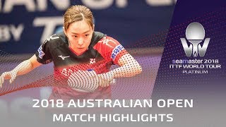 Ishikawa Kasumi vs Sato Hitomi  2018 Australian Open Highlights 14 [upl. by Giovanna]