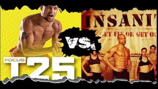 Insanity VS Focus T25 [upl. by Efron]