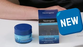 Neutrogena NEW 🆕 Hydro Boost Night Pressed Serum  Overnight Serum Review and How to Use [upl. by Camilia599]