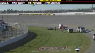 2009 AMP Energy 500  Ryan Newman Flips Part 1 [upl. by Llevel311]