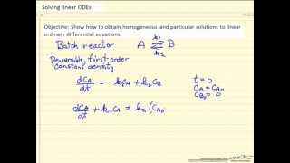 Solving Linear ODEs Analytically [upl. by Igenia]