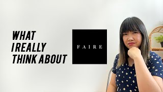 Faire Online Wholesale Review  Seller Experience Update [upl. by Aisyram610]