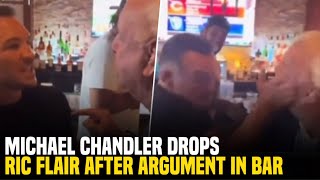 Ric Flair and Michael Chandler Have HEATED Argument [upl. by Yra]