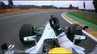 Lewis Hamilton Pole Team Radio  F1 2013 Belgium GP Qualifying HD [upl. by Ainival]