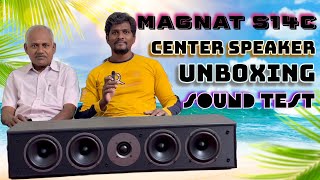 Magnat Monitor S14C Center Channel Speaker UNBOXING amp SOUND TEST [upl. by Bernita713]