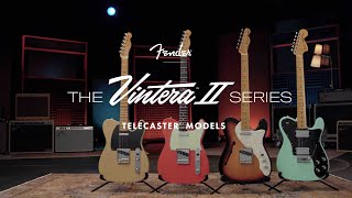 Exploring the Vintera II Telecaster Models  Vintera II  Fender [upl. by Anyl]