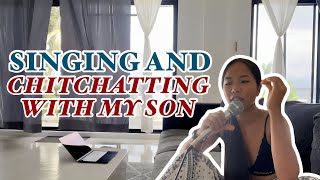 Afternoon Singing and Chitchatting with My Son [upl. by Eidnil]