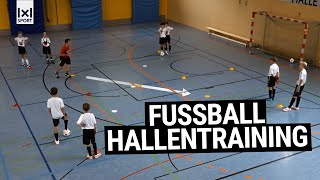 FußballHallentraining Trailer Technik und Taktikübungen ab U12 [upl. by Netty]