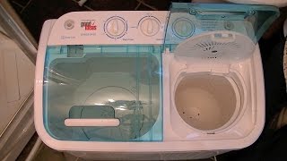 Good Ideas Compact Twin Tub Washing Machine Demonstration amp Review [upl. by Odranreb691]