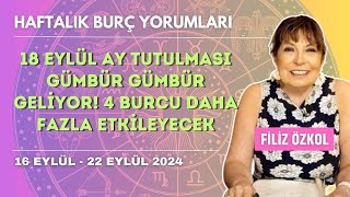 18 Eylül Ay tutulması gümbür gümbür geliyor 4 burcu daha fazla etkileyecek  16  22 Eylül 2024 [upl. by Eecyac]