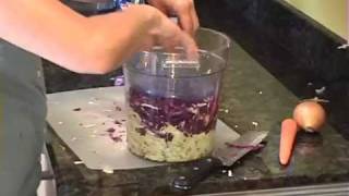 Easy Raw Organic Sauerkraut [upl. by Tut946]