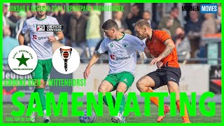 🔥 SAMENVATTING GROENE STER vs WITTENHORST [upl. by Magnolia39]