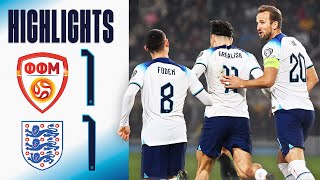 North Macedonia 11 England  Three Lions End UEFA EURO 2024 Qualification Unbeaten  Highlights [upl. by Branch]