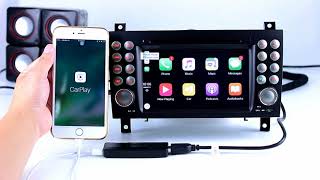 Plug and Play iphone IOS system Carplay USB Dongle for Android Car Radio Support Siri Voice Control [upl. by Haimirej]