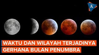 Gerhana Bulan Penumbra 2024 Terjadi Hari Ini Catat Waktunya [upl. by Marketa]