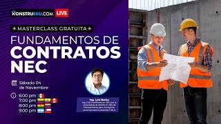 MasterClass Fundamentos de Contratos NEC [upl. by Naujal304]