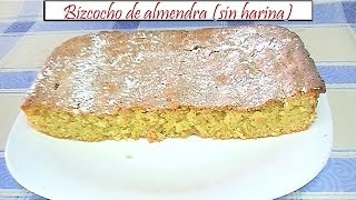 Bizcocho de almendra sin harina  Receta de Cocina en Familia [upl. by Adyan]